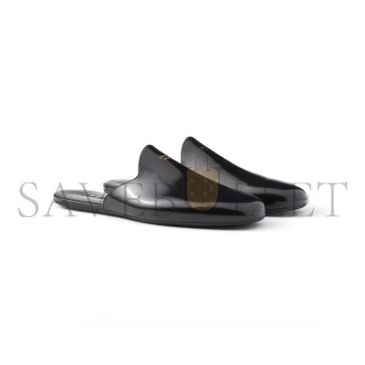 PRADA BRUSHED LEATHER SLIPPERS 2S2986